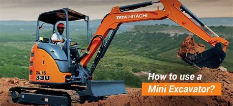 mini excavator at work|how to operate mini excavator.